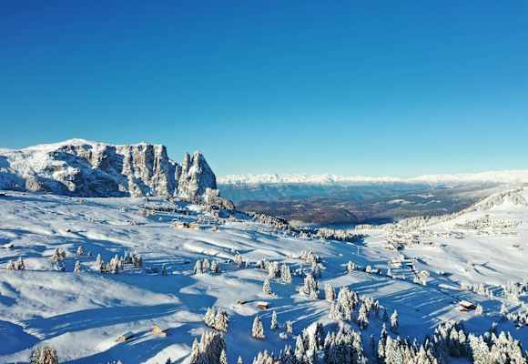 Die Dolomitenregion Seiser Alm im Winter