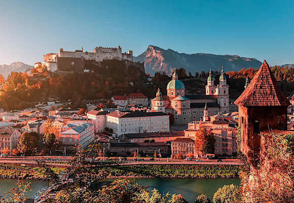 Das wunderschöne Salzburg im Herbst