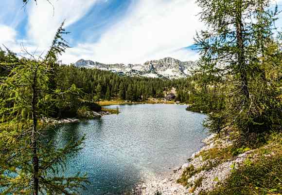 Der Doppelsee im Nationalpark Triglav.