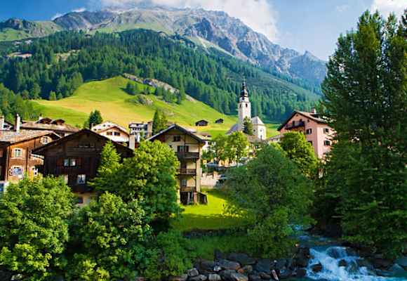 Via Spluga: Splügen in Graubünden