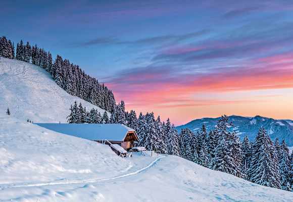 Winter in der Schweiz