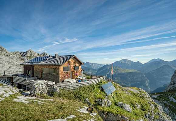 Die Passauer Hütte in den Leoganger Steinbergen