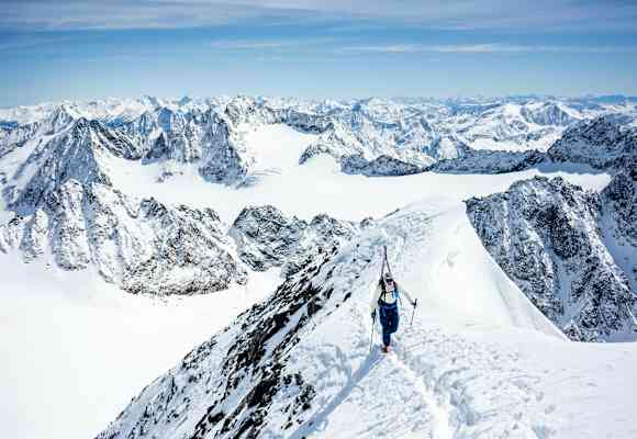 Über den Ostgrat auf den Schrankogel, Stubaier Alpen