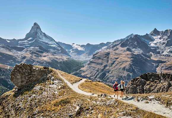 Trailrunnig im Angesicht des Matterhorns