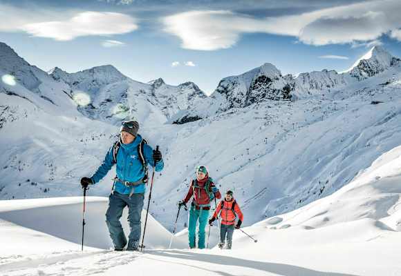 Skitour auf den Tristkogel am Kitzsteinhorn in Salzburg