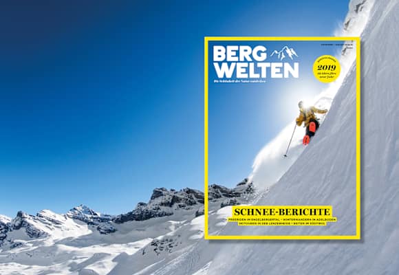 Das neue Bergwelten Magazin Schweiz (Dezember/Januar 2018/19)