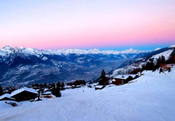 Winterwanderung bei Haute-Nendaz im Wallis