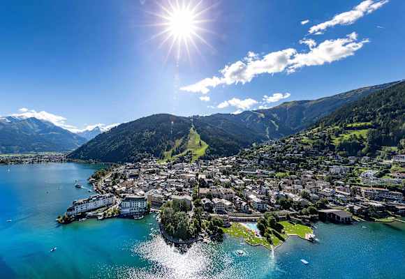 Zell am See von oben