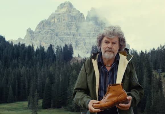Reinhold Messner in den Dolomiten