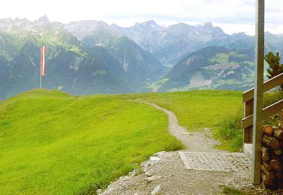 Aussicht von der Frassenhütte