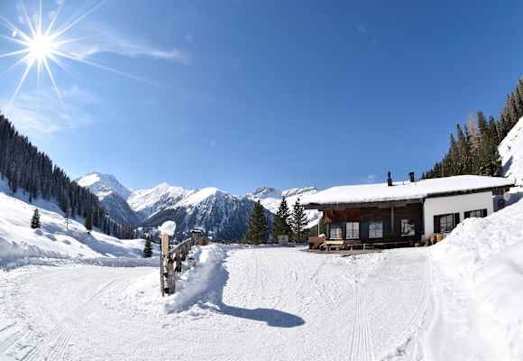 Höllensteinhütte: Winter