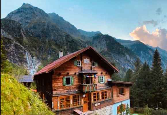 Die Grawandhütte im hinteren Zemmgrund im Zillertal
