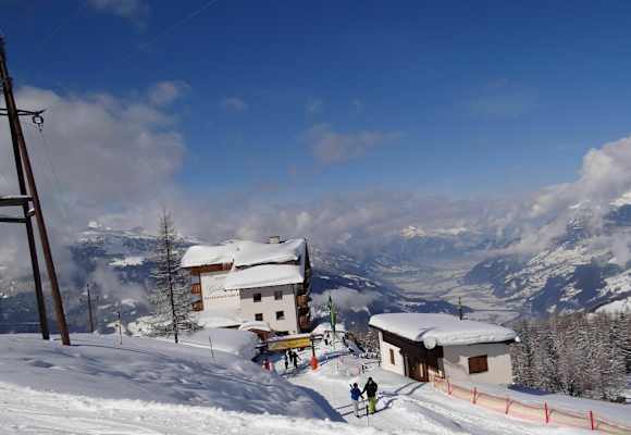 Außenansicht Berghotel Gerlosstein im Winter 