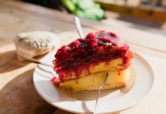 Himbeertorte auf Korbinianhütte