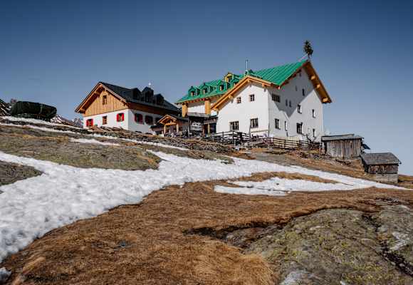 Blick auf die Zufallhütte