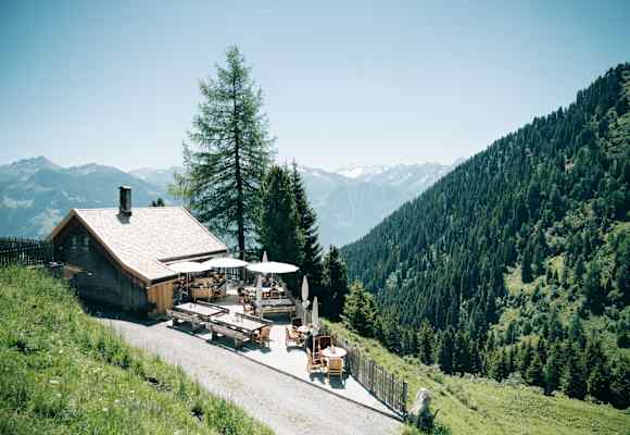 Die Grünalm in den Zillertaler Alpen