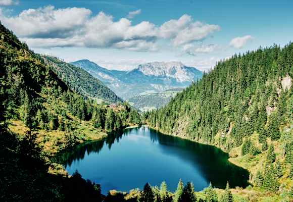 Die atemberaubende Lage der Hans-Wödl-Hütte