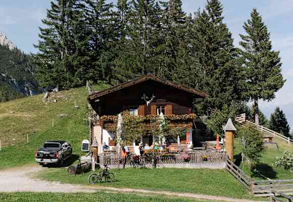 Die Karrer Alm auf 1.648 m Höhe über Imst
