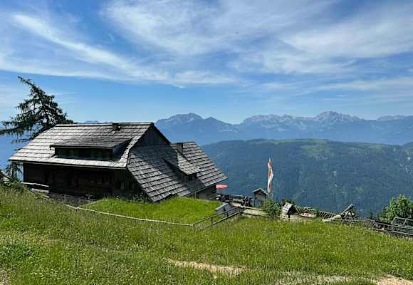 Blick zur Kohlröselhütte