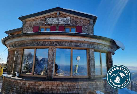 Die Ostler Hütte im Allgäu.