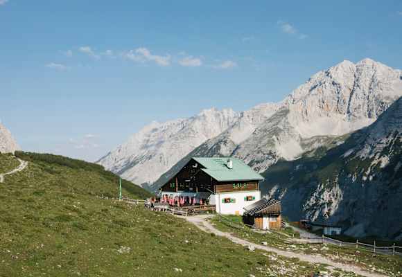 Die Pfeishütte im Karwendel