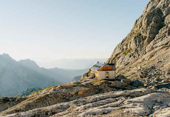 Die Adamekhütte am Dachstein