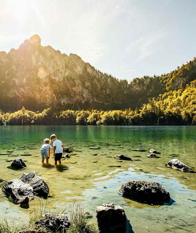 Der idyllische Laudachsee