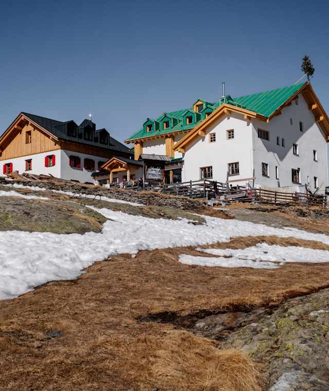 Blick auf die Zufallhütte