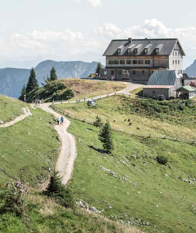 Das Rotwandhaus in den Bayerischen Voralpen