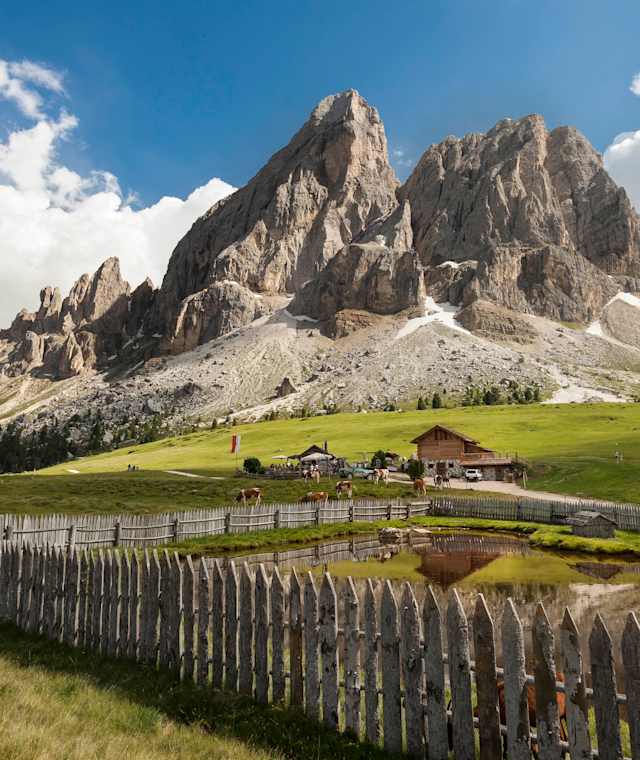 Munt de Fornella am Fuße des Peitlerkofels