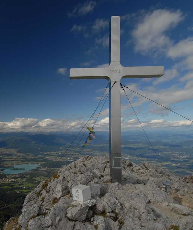 Blick auf die Region Villach