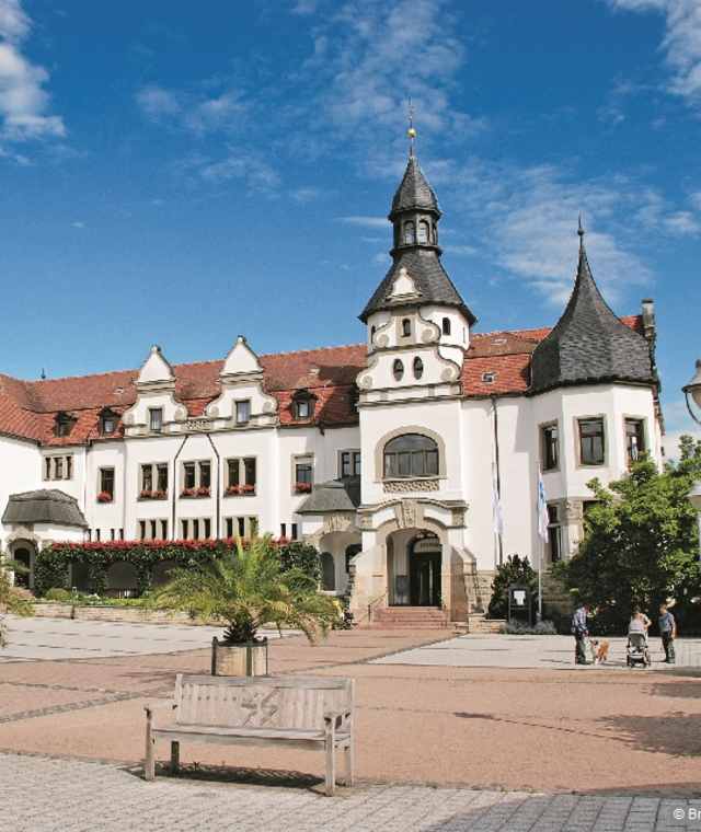 Das Jugendstil-Kurhaus in Bad Schmiedeberg.