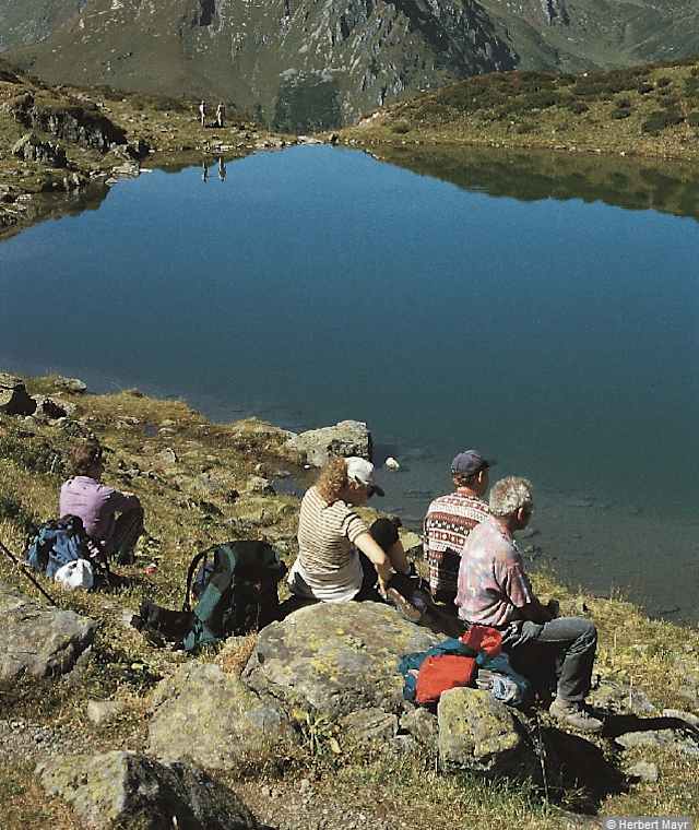 Geißspitze, vom Tobelsee aus gesehen.