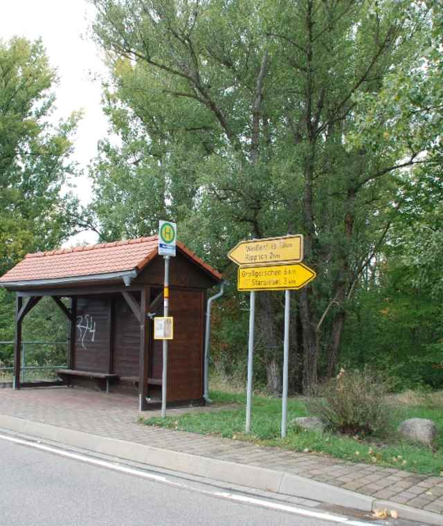 Ausgangspunkt: Westlicher Ortsrand von Gostau, Abzweig nach Sössen.