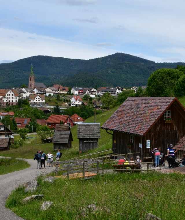 Blick auf den Ort Bermersbach.