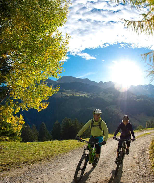 Die Tour führt auf guten Forststrassen.