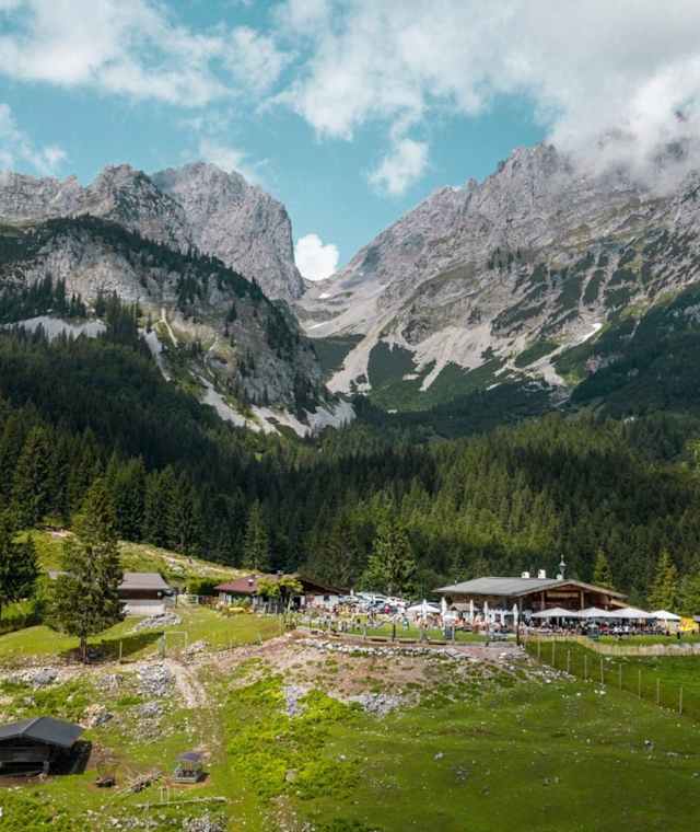 Gipfeltour Ellmauer Halt, Wochenbrunner Alm