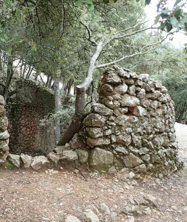 Schneehaus hinter Valldemossa