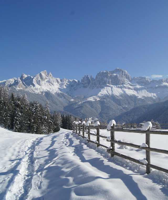 Schneeschuhwanderung in Tiers