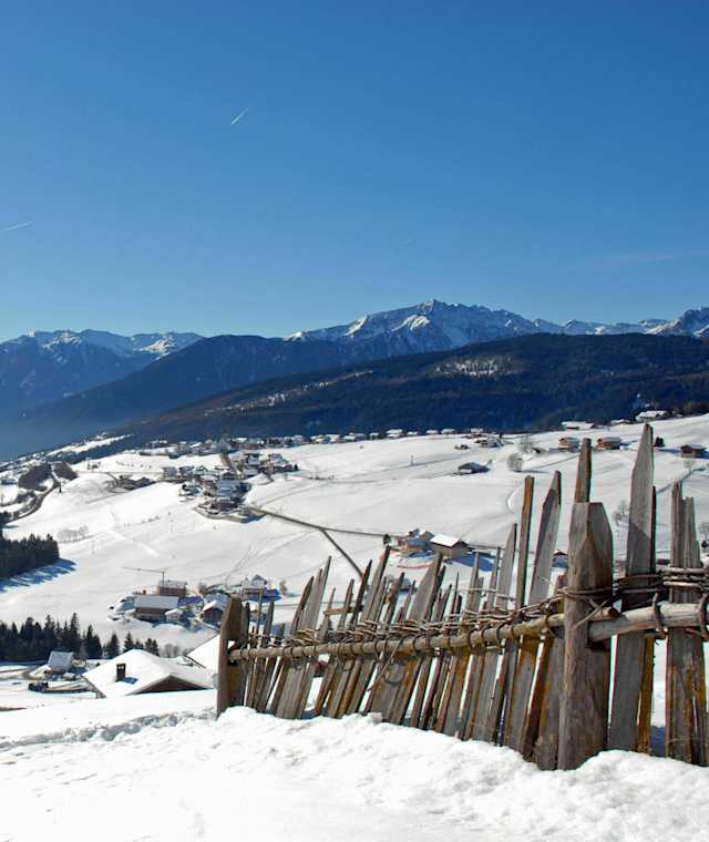 Winterpanorama in Meransen