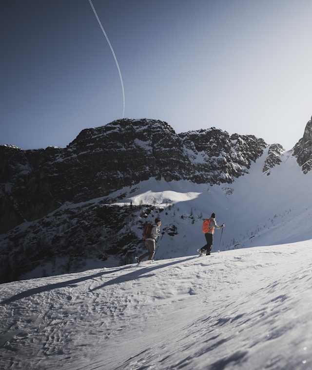 Am Winterwanderweg Ladurns