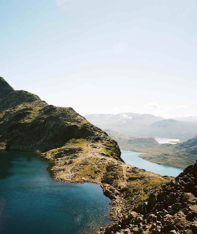 Besseggenrat im Nationalpark Jotunheimen , Norwegen