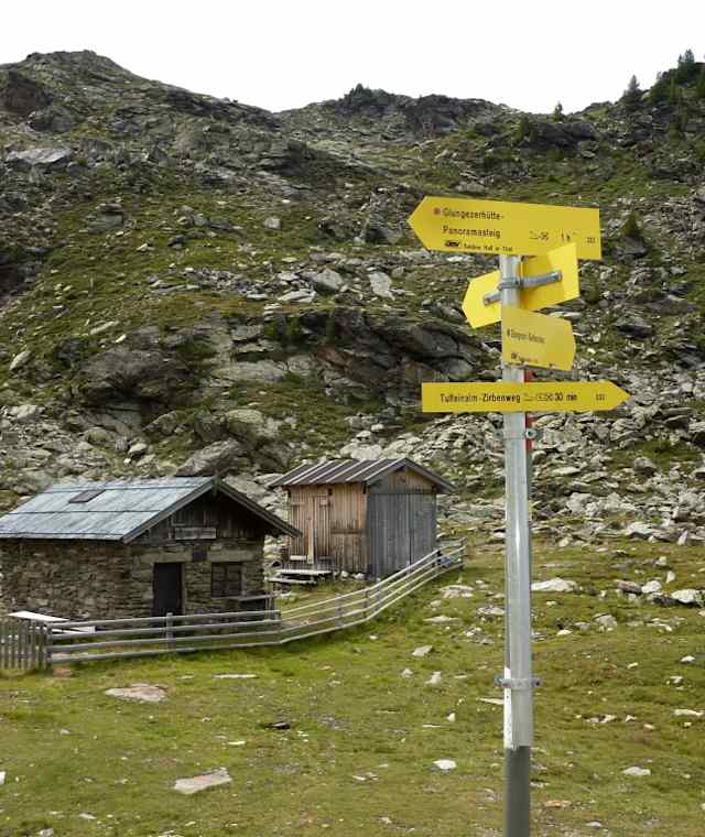 Anstieg zum Tulfeinerjöchl