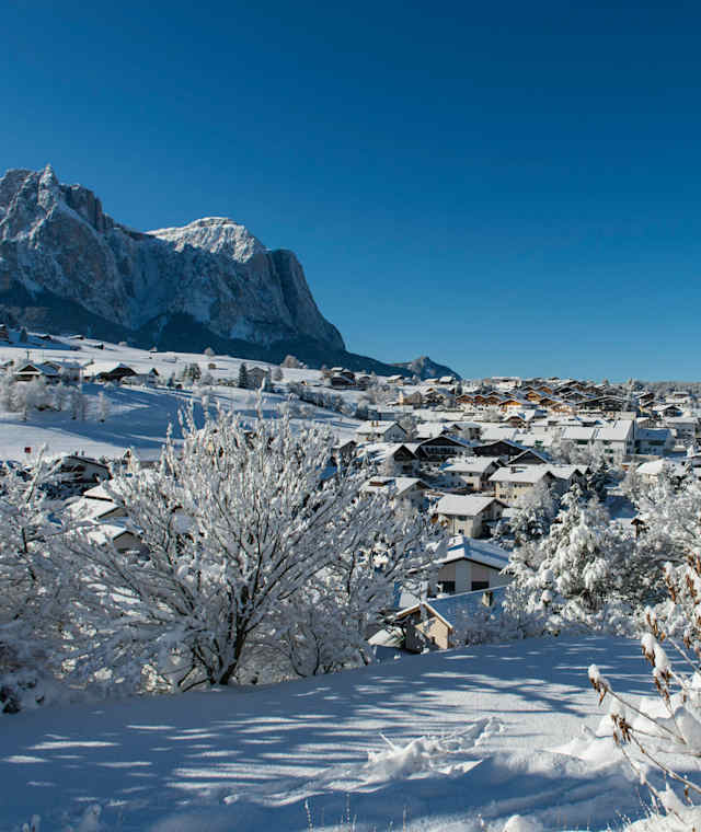 Kastelruth im Winterkleid