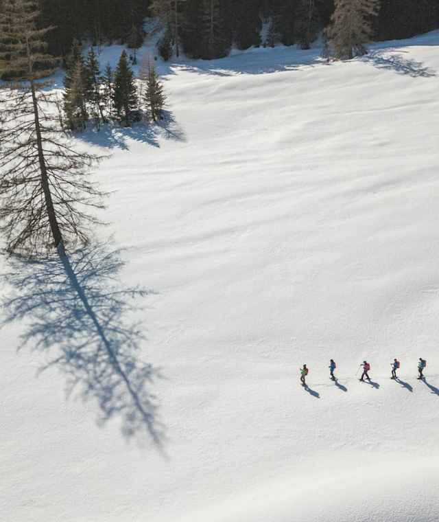 Schneeschuhwandern auf der Jamnigalm bei Mallnitz