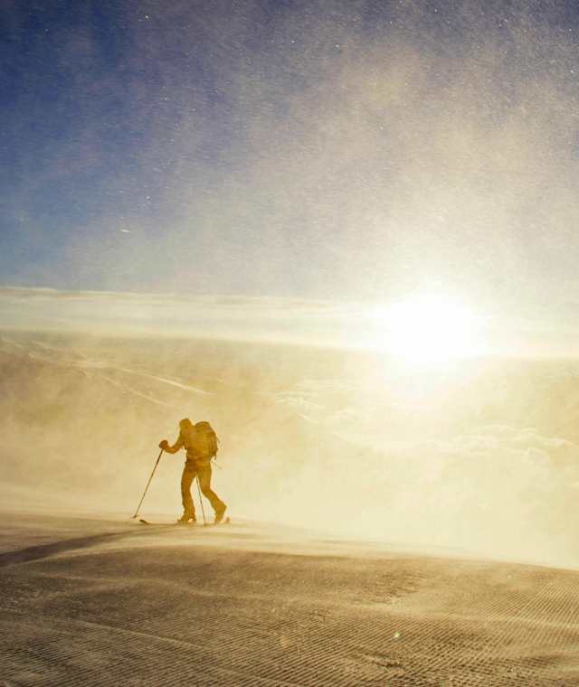 Ein schöner Skigipfel oberhalb der Fanealm