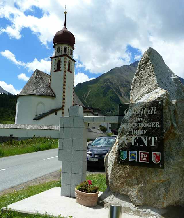 Ausgangspunkt der Tour auf das Wilde Mannle ist das Bergsteigerdorf Vent im Ötztal.