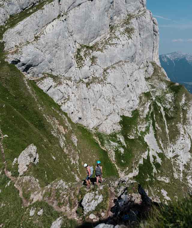 Blick voraus - die Seekarlspitze wartet schon.