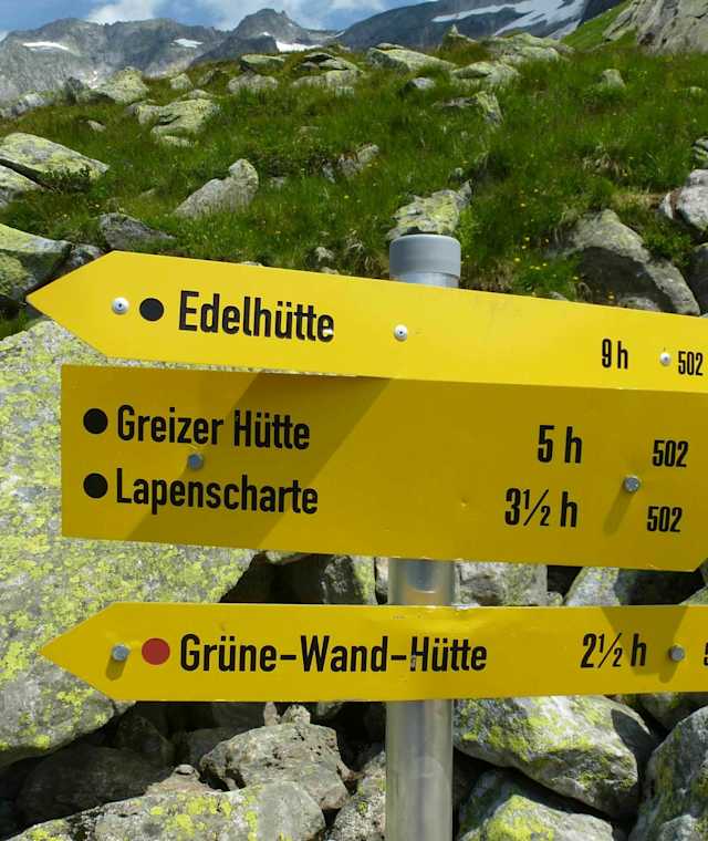 Auf dem Weg zur Kassler Hütte