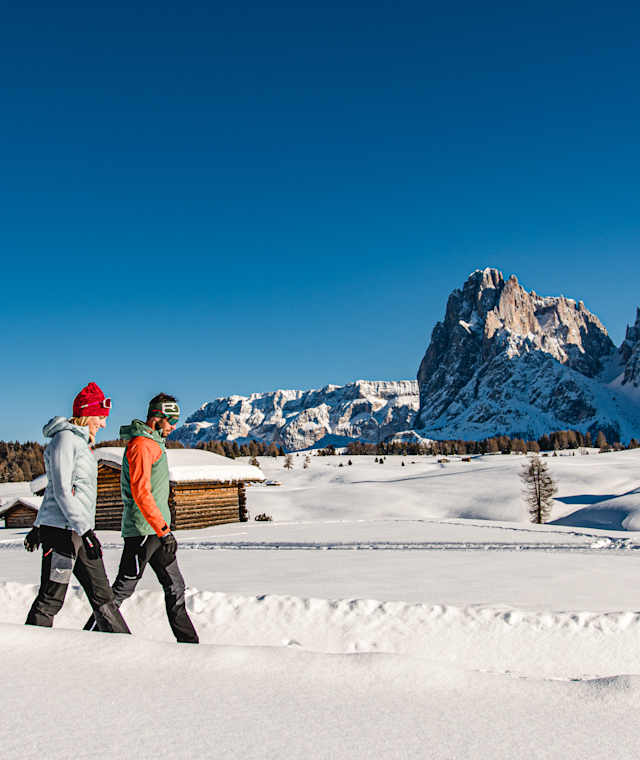 Winterwandern auf der Seiser Alm